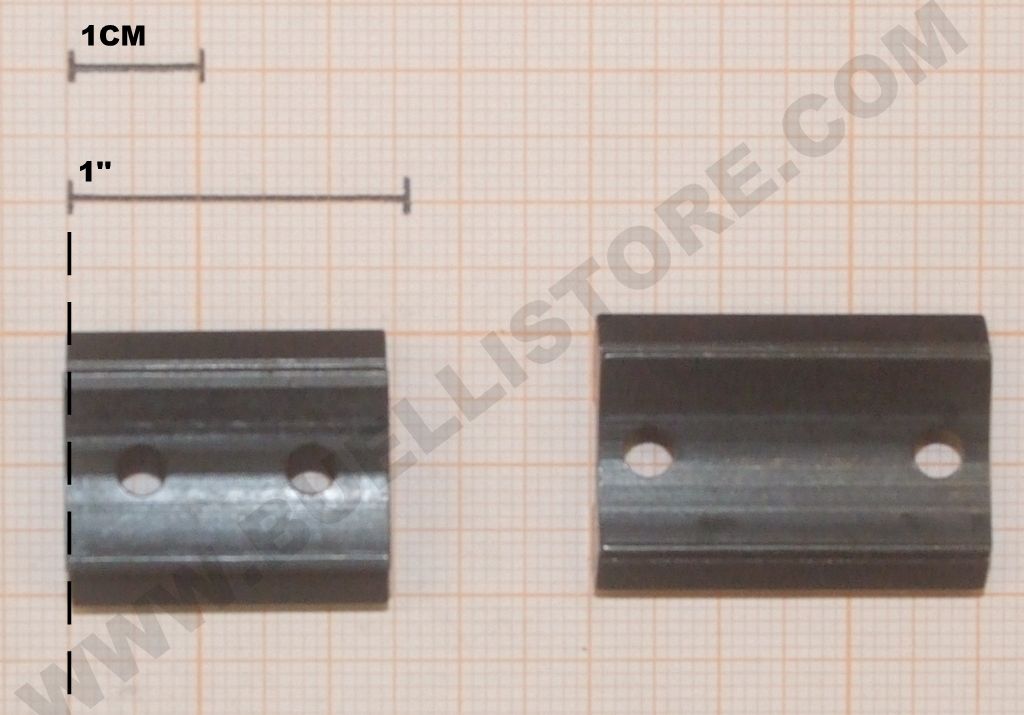 SLITTA WEAVER POSTERIORE E ANTERIORE IN ACCIAIO PER MAUSER K98 