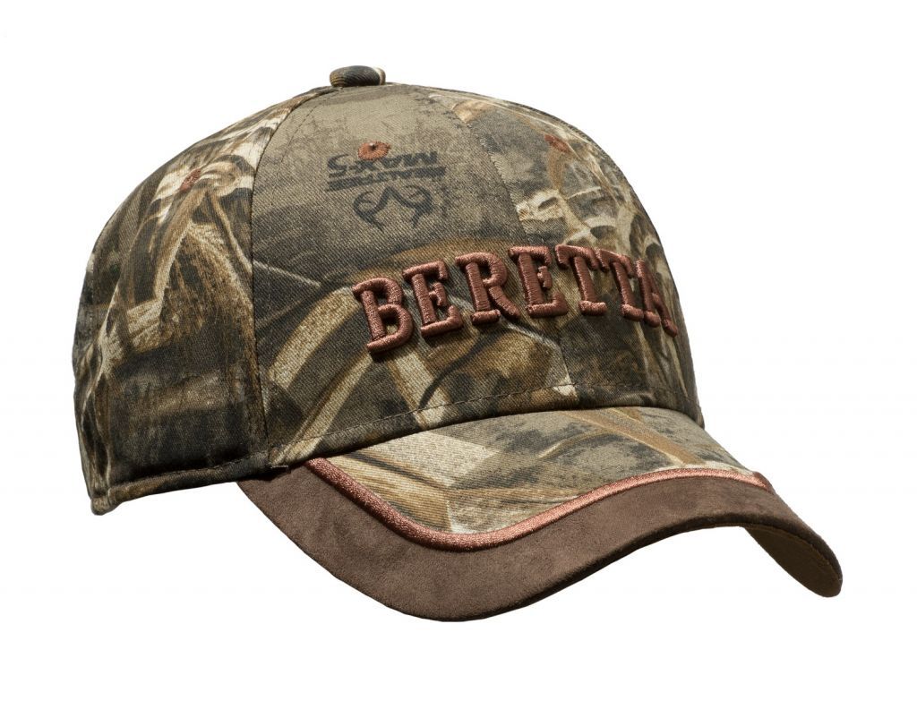 CAPPELLO CAMOUFLAGE IN COTONE BERETTA MARRONE TG. UNICA