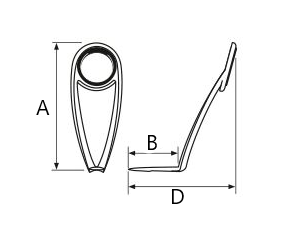 FUJI ANELLO MONOPONTE BCKLOG 5.5M