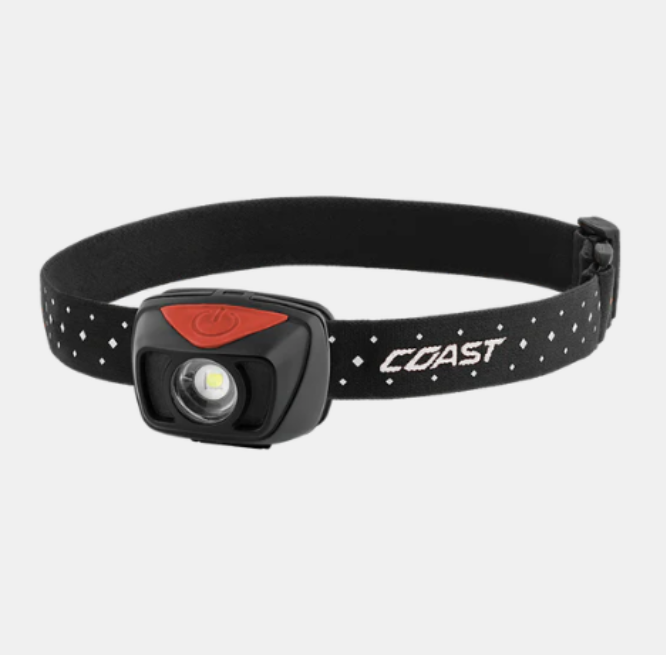 POLYSTEEL 60 TORCIA FRONTALE  400 LUMEN RAGGIO DA 37 M  - COAST