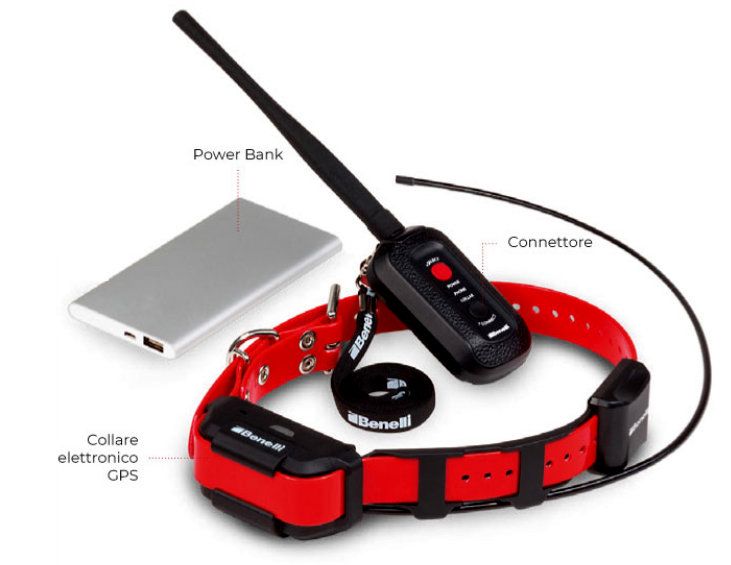 BENELLI CADDY - COLLARE SATELLITARE AGGIUNTIVO - ARANCIO