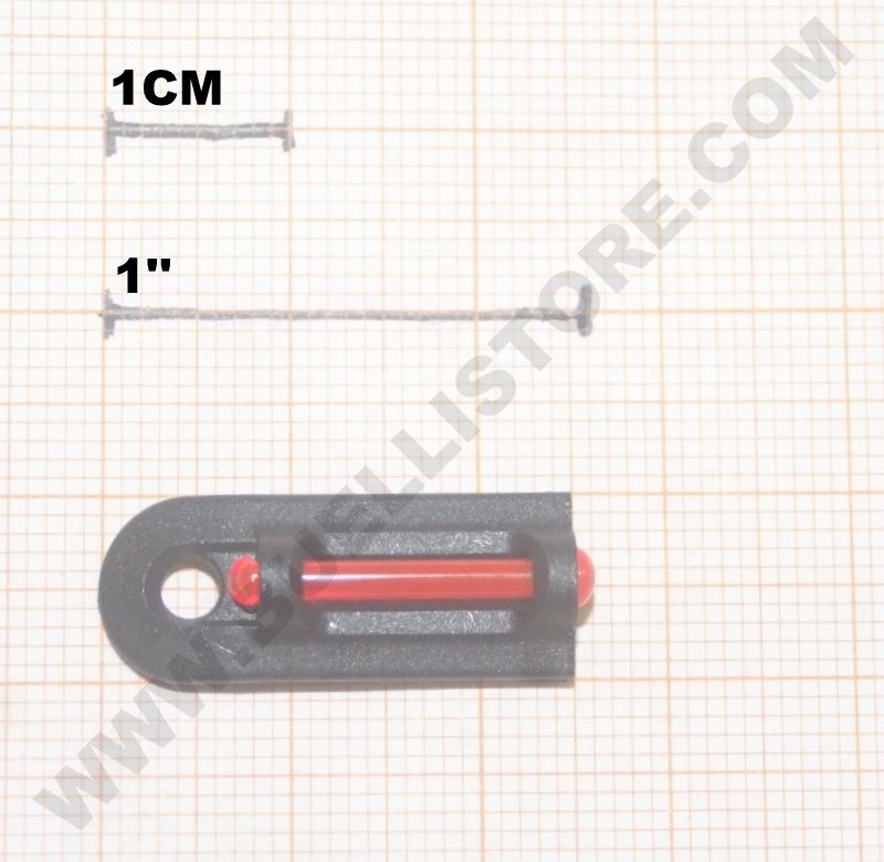 BENELLI RICAMBIO MIRINO IN FIBRA OTTICA ROSSA PER BECCACCIA SUPREME 