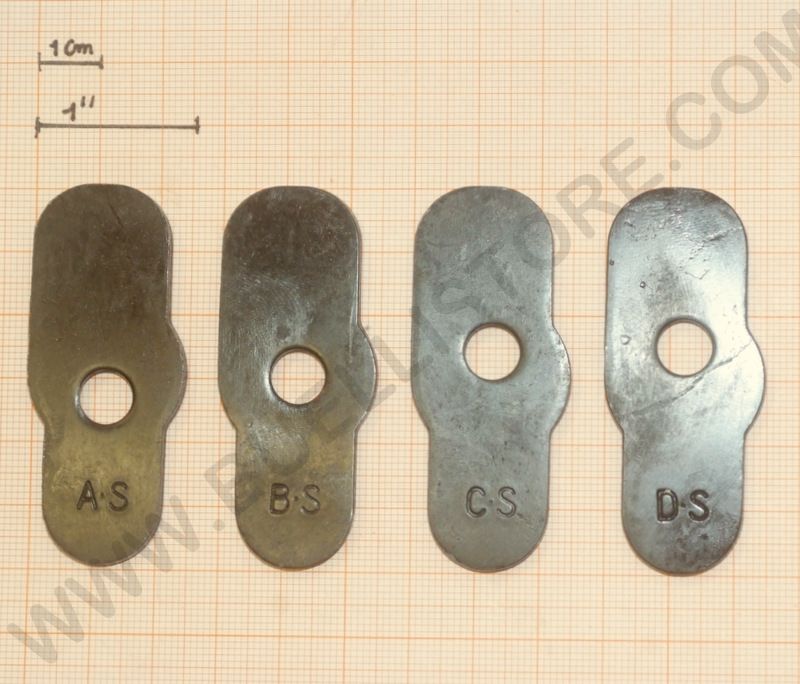 BENELLI PIASTRINE SERRAGGIO CALCIO VARIE PIEGHE SINISTRE