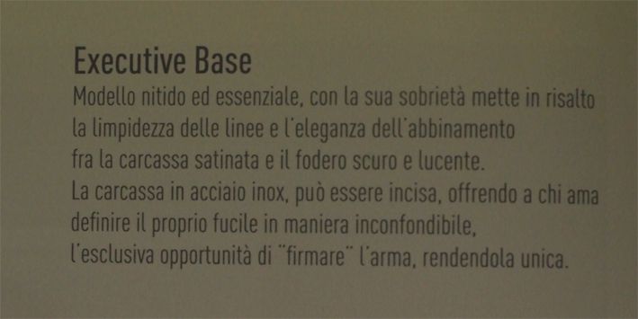 BENELLI RAFFAELO EXECUTIVE CAL12 - SEM-U-09