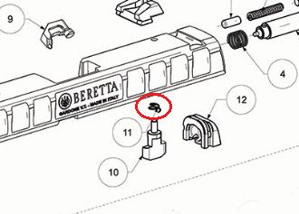 RICAMBIO BERETTA APX MOLLA CHIAVISTELLO EPSLOSO: 11