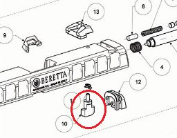 BERETTA CHIAVISTELLO PERCUSSORE PER APX 
