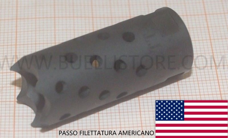 BERETTA FRENO DI BOCCA WARRIOR PER M9A3 - PMXs | FILETTO USA-COPRI FILETTO COMPENSATORE 9 LUGER