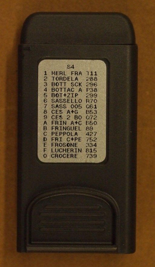BERETTI SCHEDA 16 CANTI PER C36 T-  S4