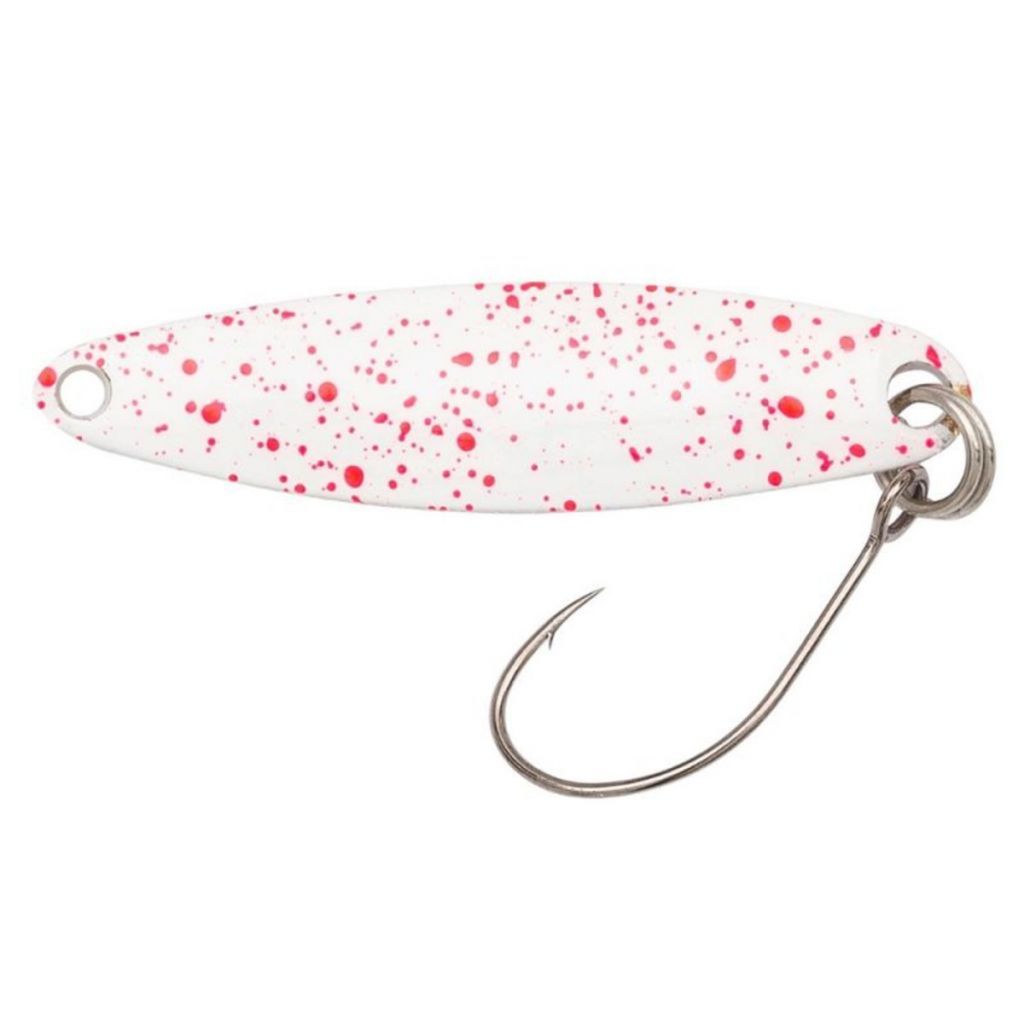 BERKLEY - SUKOSHI - TROUT AREA SPOON 4.4 G SPLAT WHITE BODY / FUCSIA SPLAT