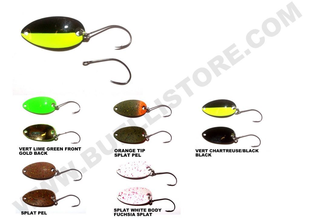 BERKLEY - RORU - AREA GAME SPOONS 3.5 G ORANGE TIP / SPLAT PEL