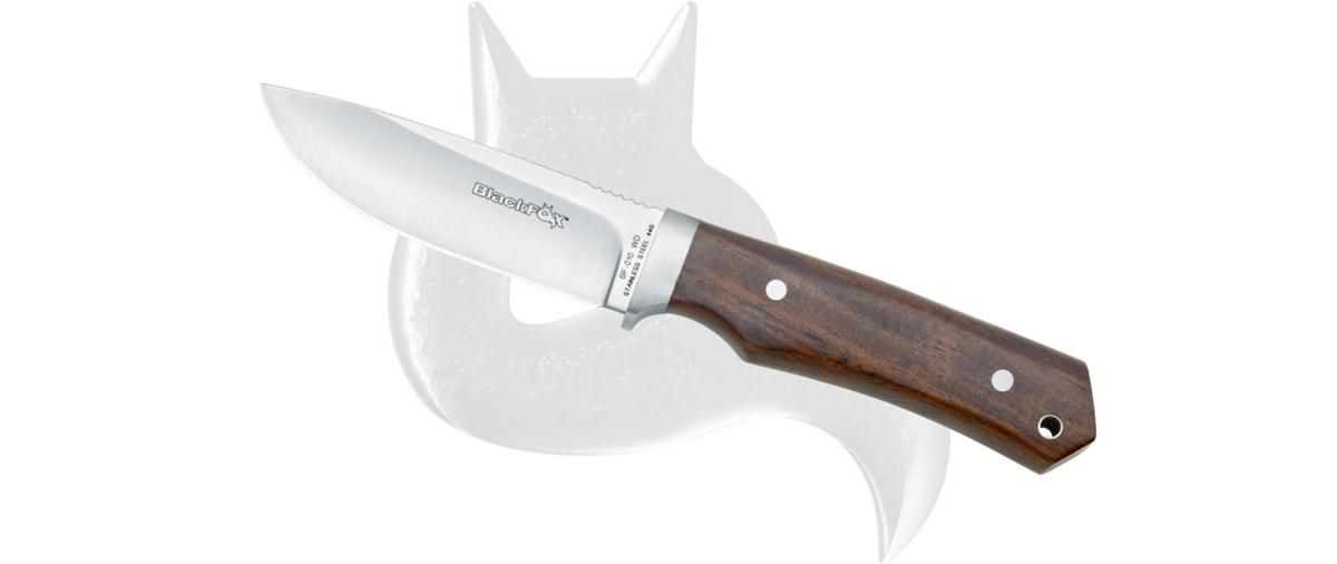 BLACK FOX COLTELLO DA CACCIA CON MANICO IN LEGNO DI SANDALO BF-010WD