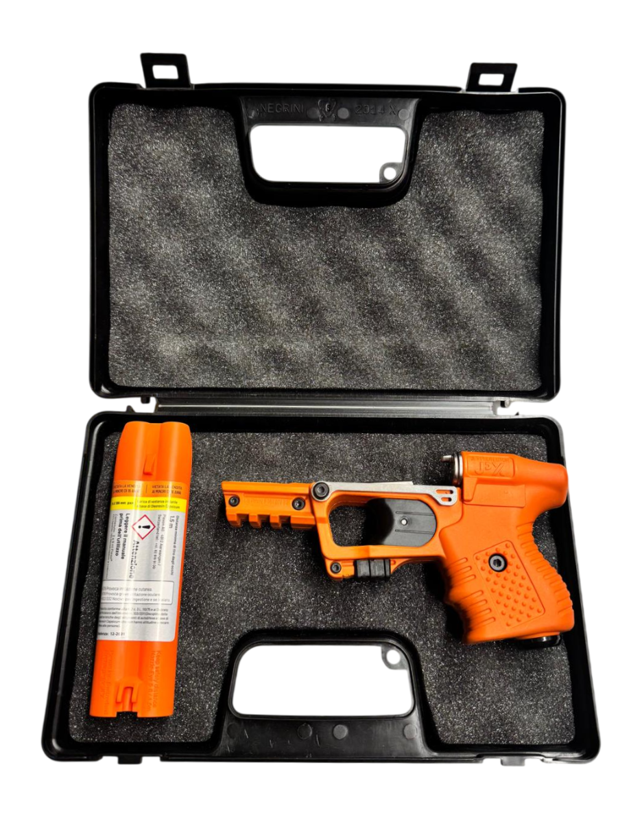 PIEXON PISTOLA JPX A CARTUCCIA GEL 2 COLPI AL PEPERONCINO CON LASER