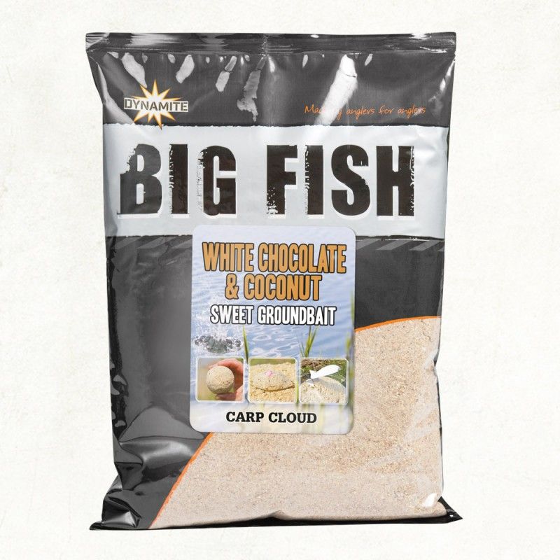 BIG FISH WHITE CHOCOLATE E COCONOUT - 1,8 KG