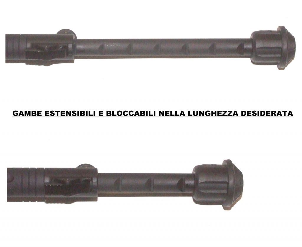 UTG - OVERBORE BIPOD - BIPIEDE PER SLITTE WEAVER - ALTEZZA CENTRALE DA 7