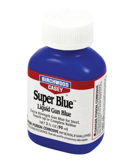 BIRCHWOOD CASEY - SUPER BLUE - BRUNITORE FINITURA BLU PER ACCIAIO - 3 OZ - 90 ML