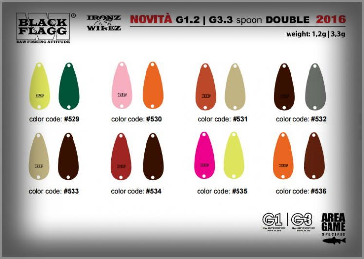 BLACK FLAGG G3 DOUBLE SPOON ORANGE CHOCOLATE 