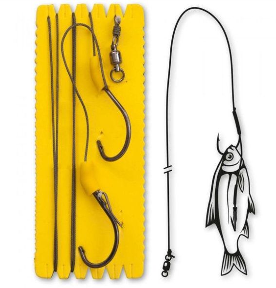 black cat bouy and boat ghost single hook rig