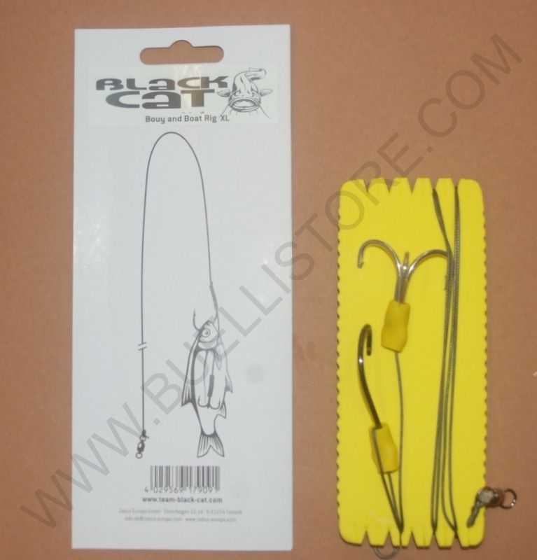 BLACK CAT BOUY AND BOAT RIG XL MONTATURA PER SILURO