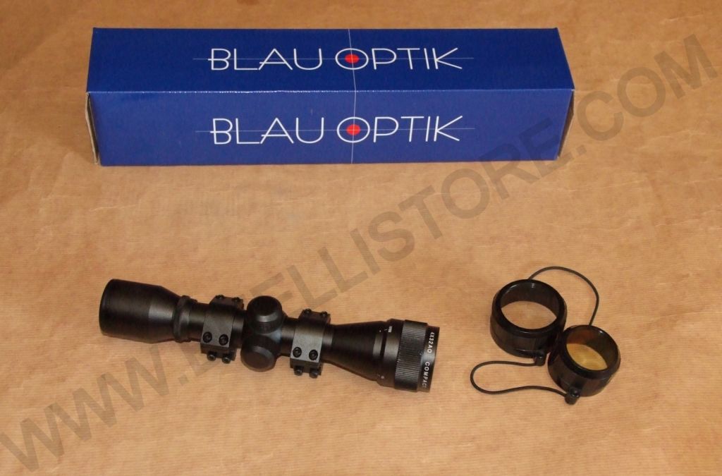 BLAUOPTIK OTTICA DI PUNTAMENTO 4X32AO COMPACT TUBO DA 1'' ATTACCHI DA 11mm RETICOLO MILDOT