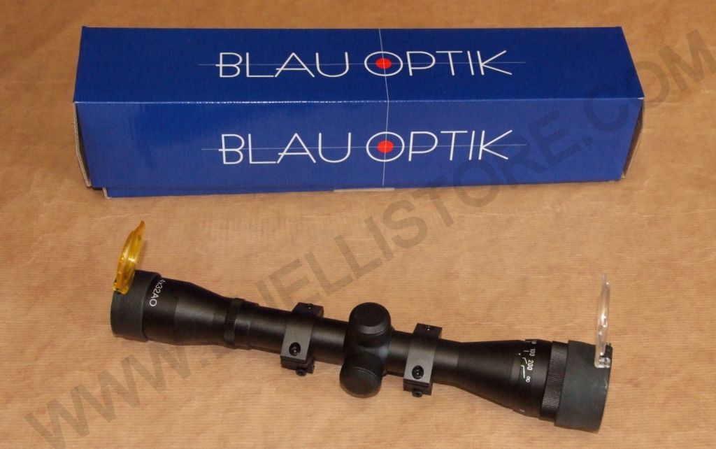 BLAUOPTIK OTTICA DI PUNTAMENTO 4X32AO TUBO DA 1'' ATTACCHI DA 11mm RETICOLO MILDOT