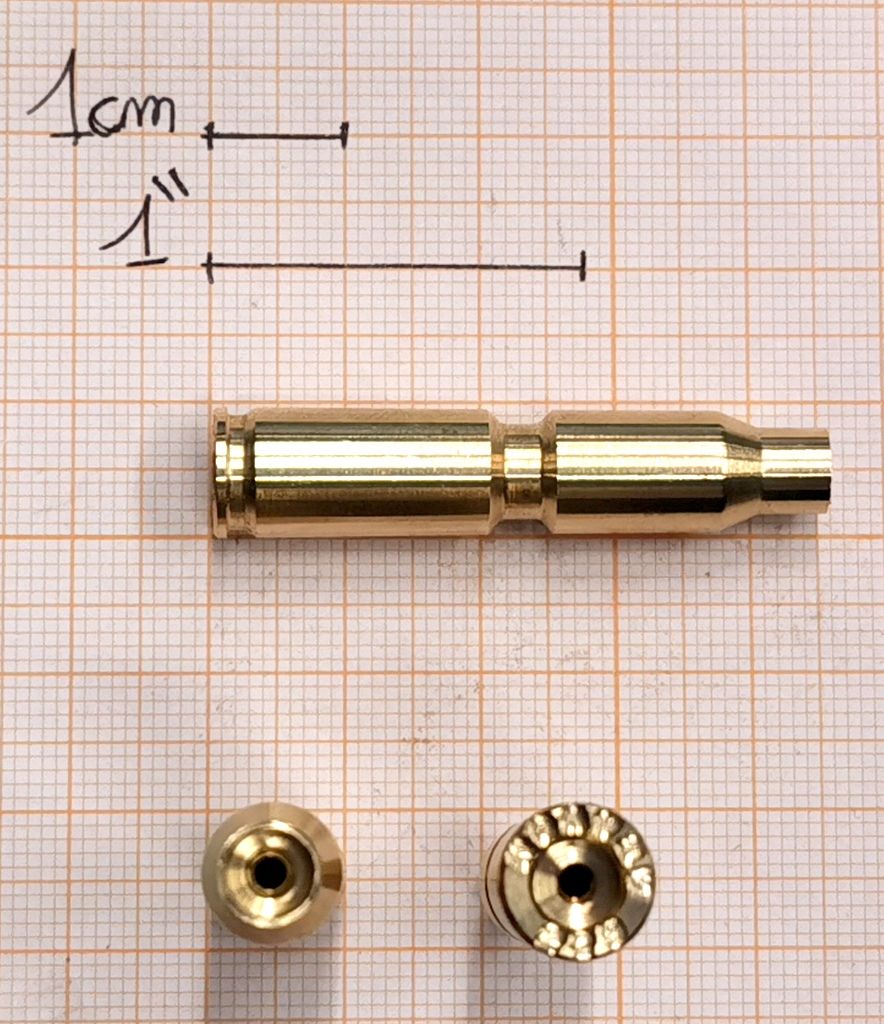 ARAVON'S BLU 3 BOSSOLI CAL. 223 REM PER PALLE IN GOMMA
