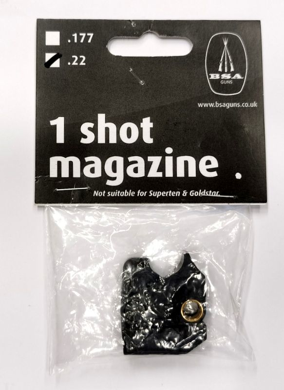 BSA ADATTATORE A COLPO SINGOLO PER CALIBRO 5,5  | 1 SHOT MAGAZINE PER .22 CAL. 