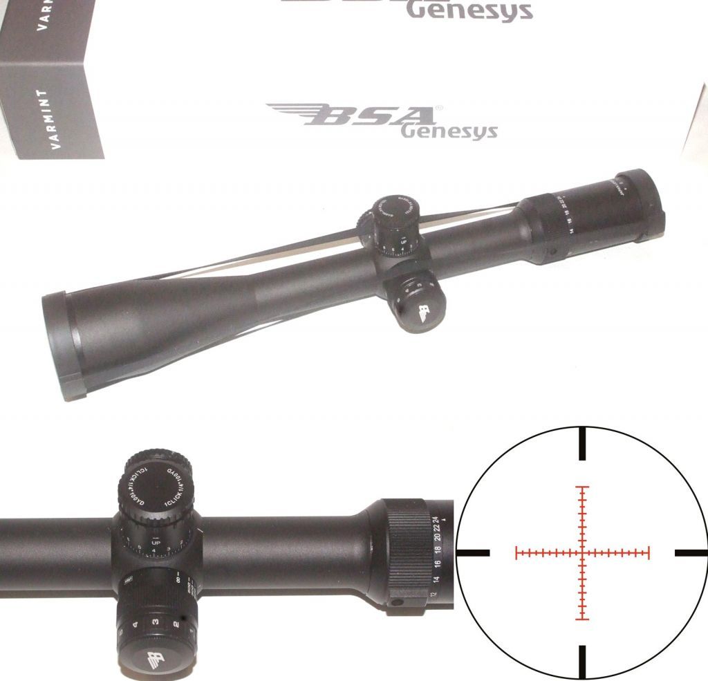 BSA GENESYS - VARMINT 6-24 X 50 SF - IR 