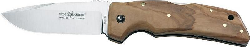 FOX FOREST COLTELLO CHIUDIBILE CON MANICO IN LEGNO DI ULIVO - 1500 OL