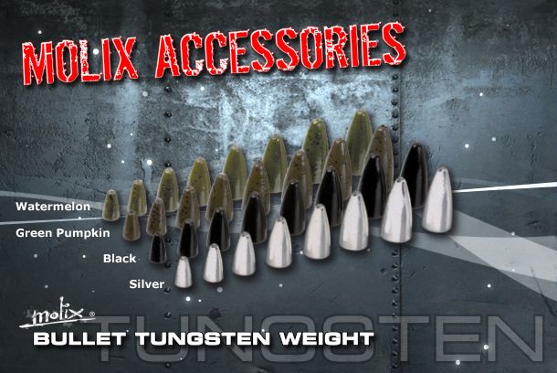 MOLIX bullet tungsten 1/8 oz.