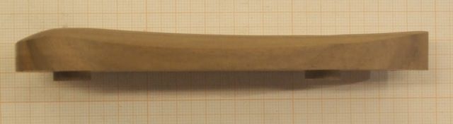 CALCIOLO IN LEGNO PER FUCILI CON INTERASSE DA 80mm ALTEZZA DA 1.15 CM 