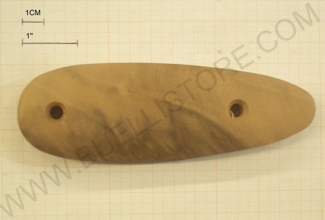 CALCIOLO IN LEGNO PER FUCILI CON INTERASSE DA 80mm ALTEZZA DA 1.65 CM 