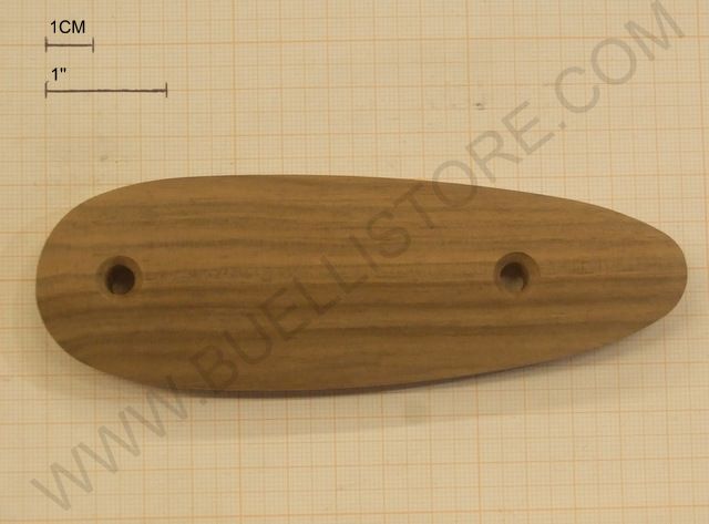 CALCIOLO IN LEGNO PER FUCILI CON INTERASSE DA 80mm ALTEZZA DA 1.15 CM 
