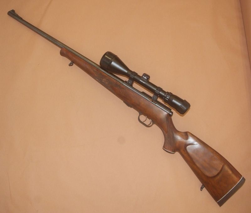 WEIHRAUCH HW60J CALIBRO 22 CON OTTICA BUSHNELL 3-9X50 USATA 