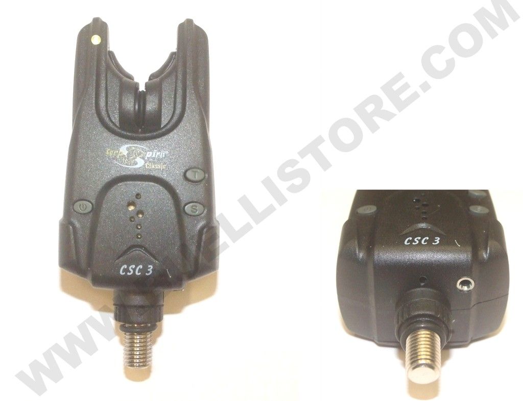 CARP SPIRIT - SEGNALATORE ACUSTICO DI BOCCATA CON LED GIALLO - 1 PZ
