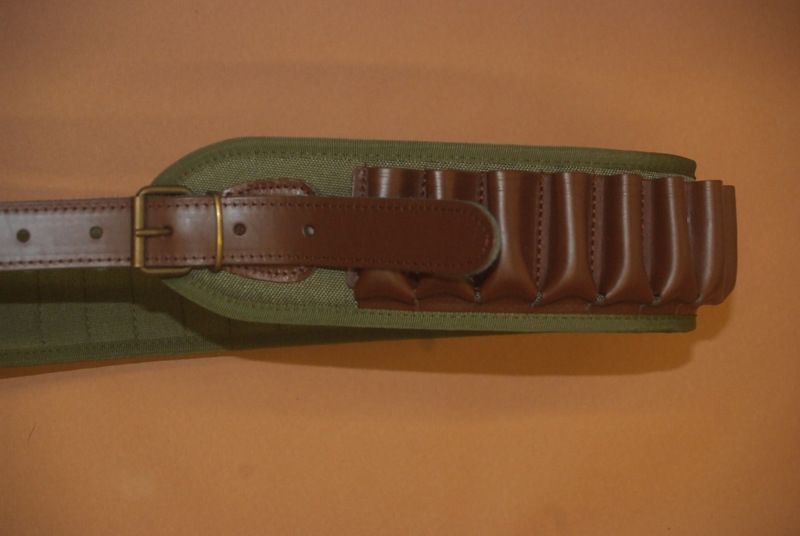 VEGA HOLSTER CARTUCCERA IN CORDURA E PELLE PER CALIBRO 12 - 26 CELLE 