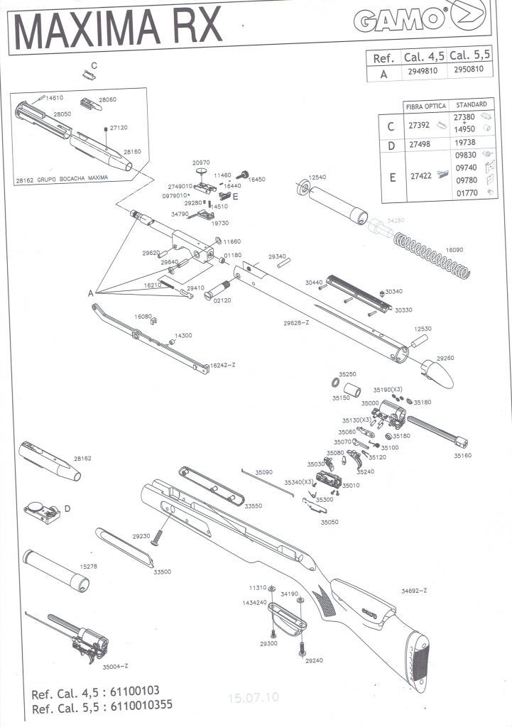 ESPLOSI GAMO CARABINE 
