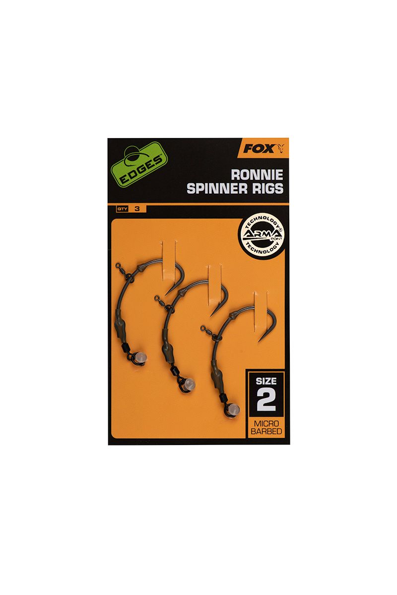 FOX RONNIE SPINNER RINGS - AMO CARPFISHING SIZE 4