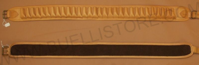 CHEDDITE CARTUCCERA IN PELLE CON 30 CELLE CAL.12 