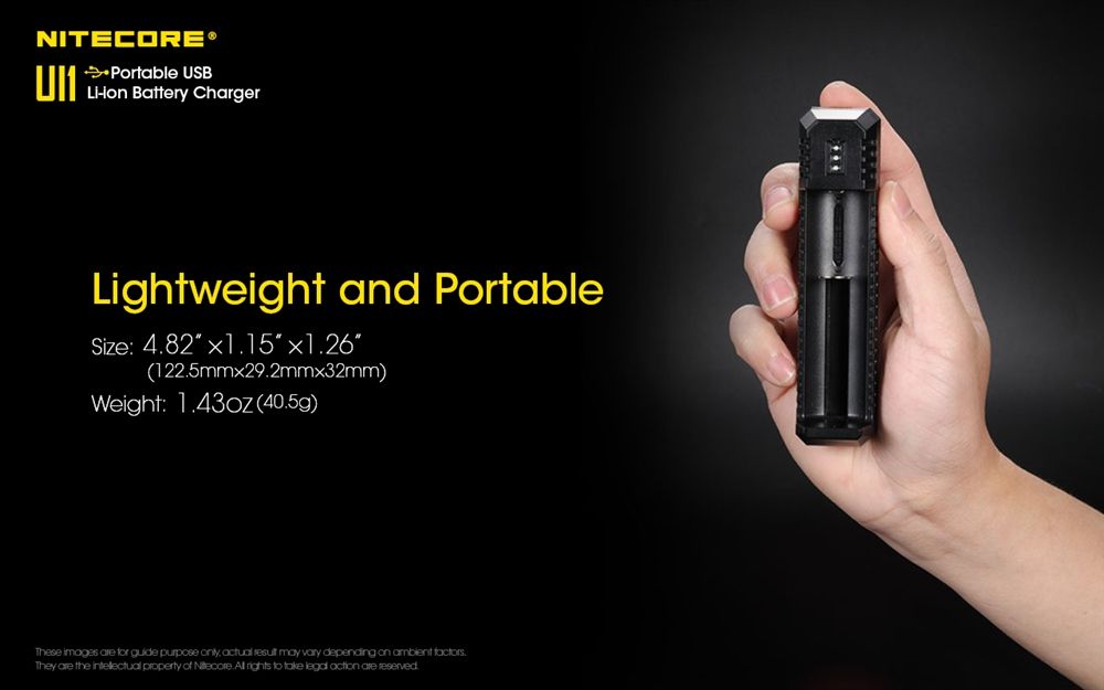 CARICABATTERIE NITECORE - PORTABLE USB BATTERY CHARGER