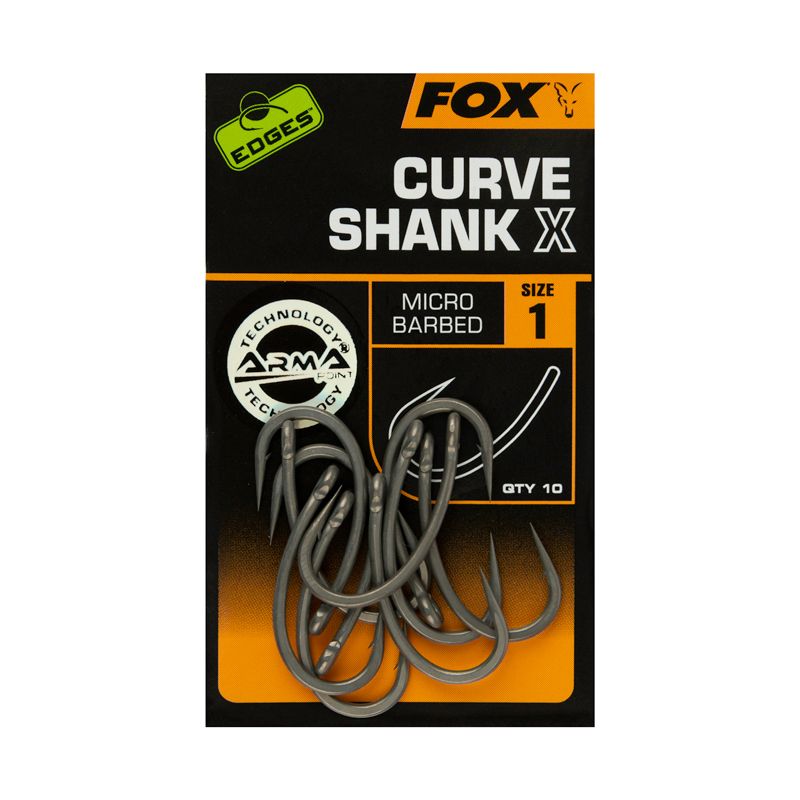 AMI CARPFISHING FOX EDGES™ CURVE SHANK X - SIZE 1