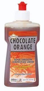 DYNAMITE PELLET & GROUNDBAIT ENHANCER CHOCOLATE ORANGE/ LIQUIDO ATTIRANTE - 250 ml