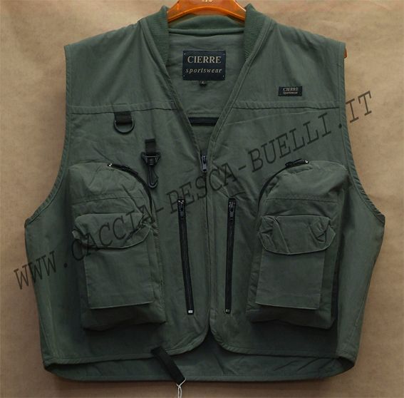 CIERRE SPORTWEAR GILET PESCA TG.L