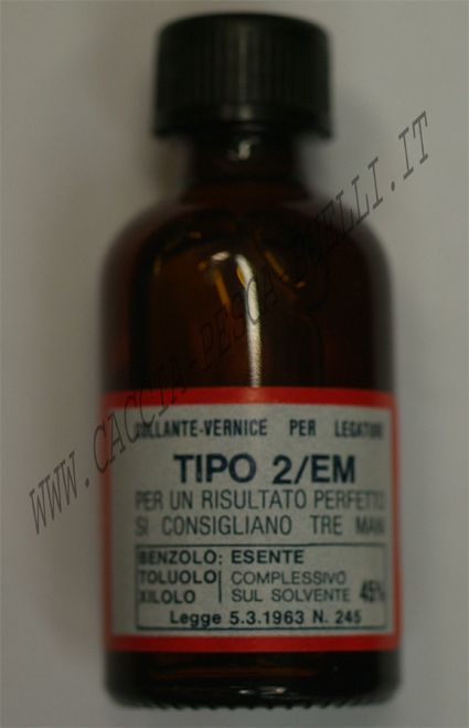 COLLANTE-VERNICE PER LEGATURE TIPO 2/EM 