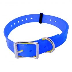 COLLARE IN BIOTHANE 2.5CM COL: BLU