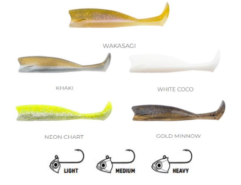 FiiiSH MASTER SHAD CORPI E TESTE DI RICAMBIO