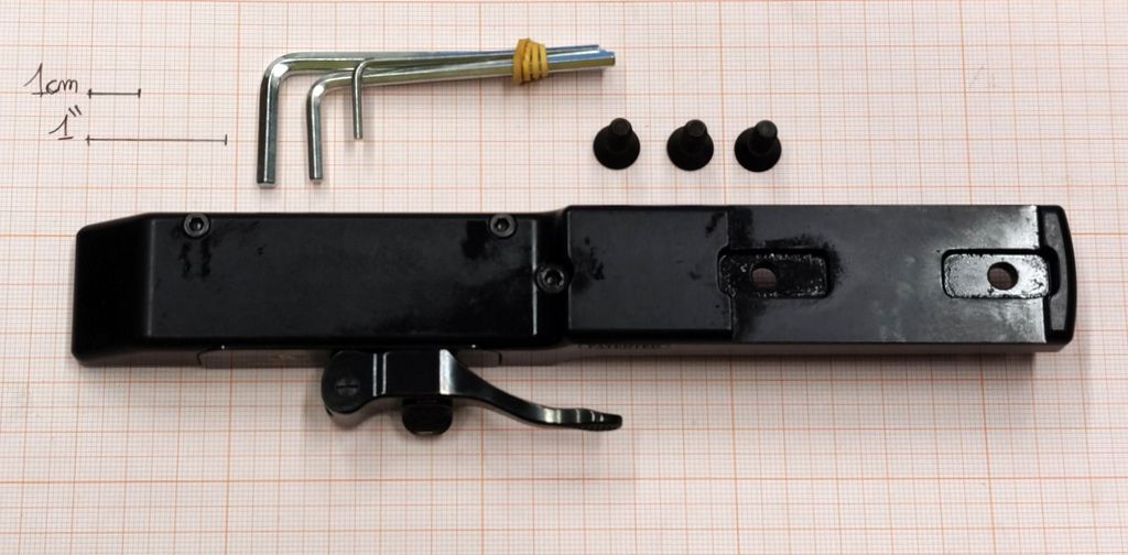 CONTESSA SBP12 BASE A SGANCIO RAPIDO PER PICATINNY PER VISORI NOTTURNI ATN SERIE MARS