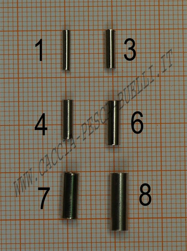 SEVERO E MARI COPPER SLEEVES N.5 - 100 PEZZI