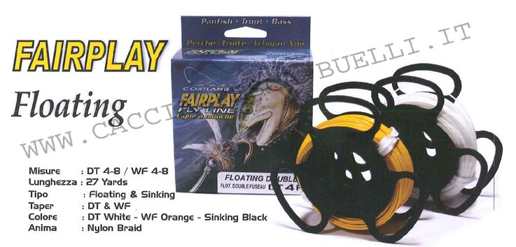CORTLAND FAIRPLAY FLY LINE ORANGE WF5F