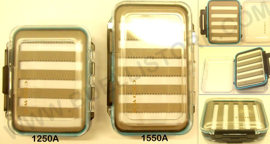 CROWN SCATOLA PORTA MOSCHE IMPERMEABILE DOPPIO SCOMPARTO