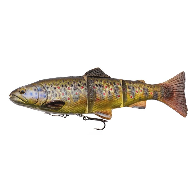 SAVAGE GEAR 4D LINE THRU TROUT 20 CM 98 GRAMMI DARK BROWN TROUT